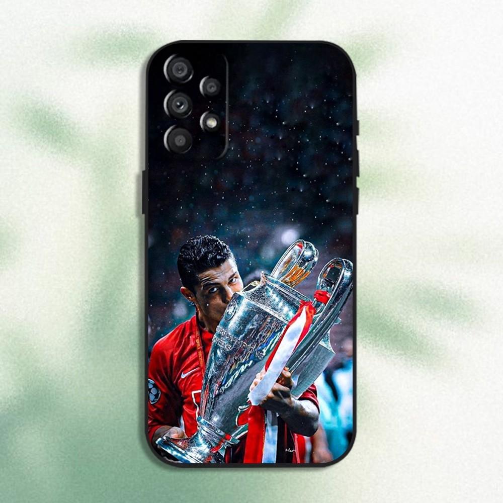 Футбольная звезда CR7 Р-Роналду-ES Чехол для телефона Samsung Galaxy A20, A21s, A22, A31, A32, A52, A53, A72, 73, A80 Мягкая черная крышка
