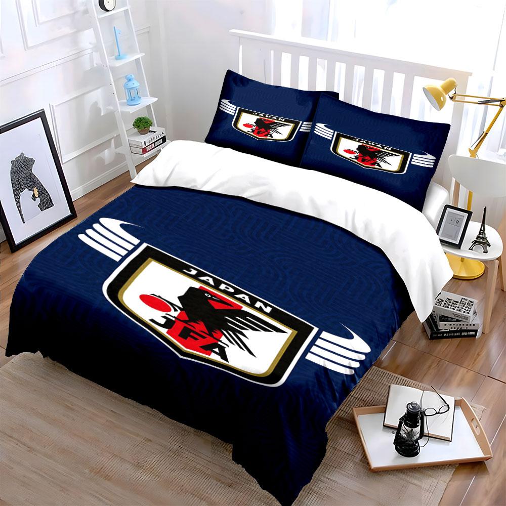 Japan football association emblem. Bedding sets Duvet cover sets Duvet covers Pillowcases(1* Duvet Cover 2* Pillowcases without duvet insert)