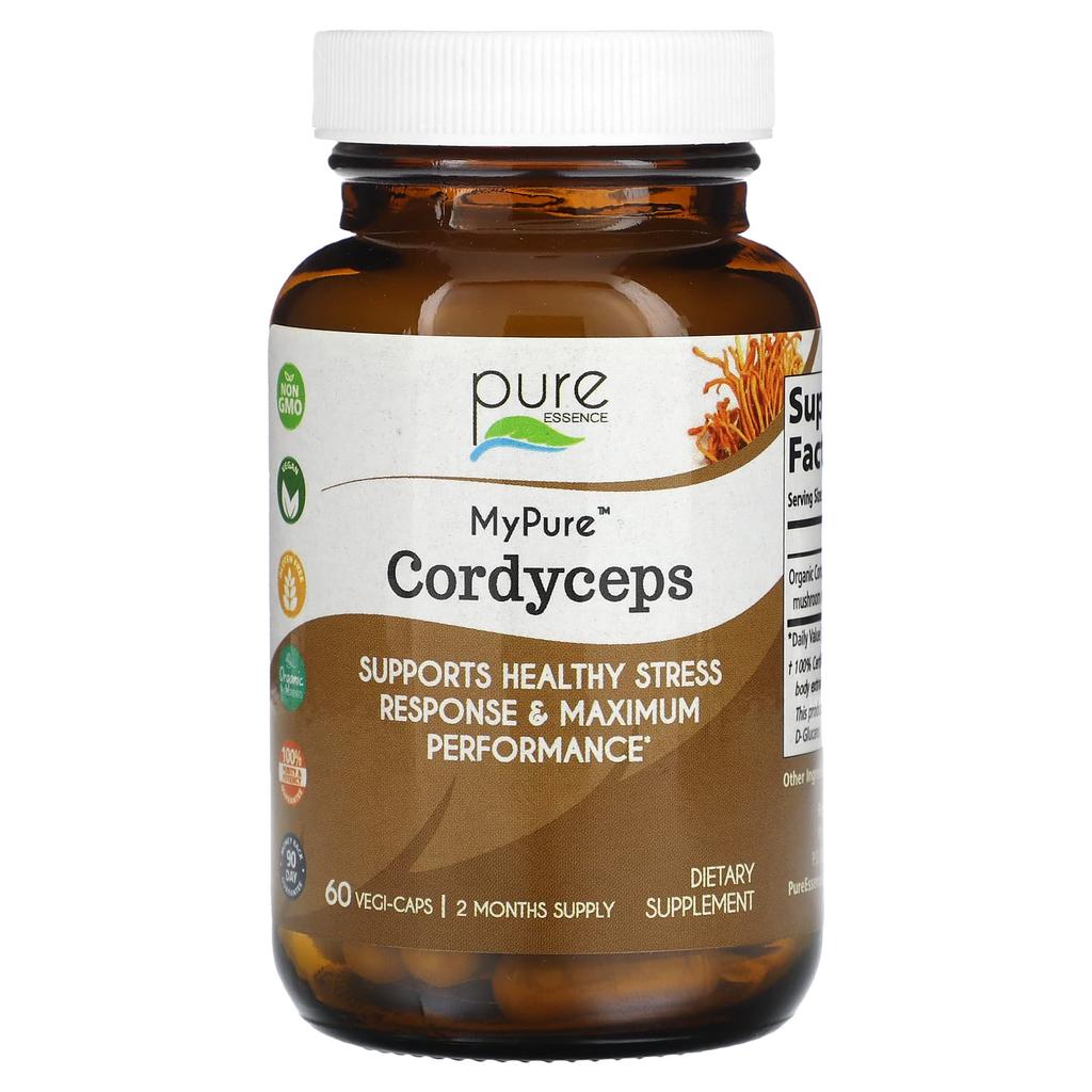 Pure Essence MyPure, Cordyceps Sinensis, 60 Veggie Capsules