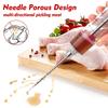 Meat Injector Syringe With Marinade Injector Needles for BBQ Grill Turkey Injector Kit Marinade Flavor Injector Home Outdoor