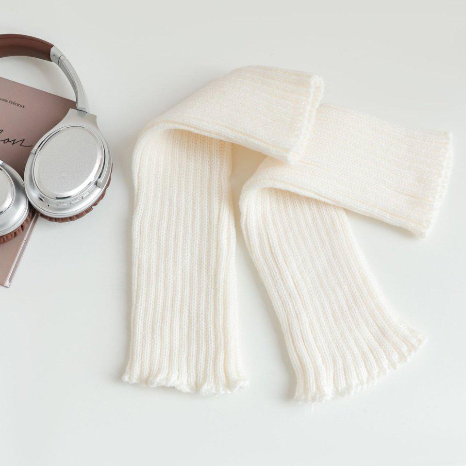 Женские белые гетры из толстой вязки для осени и весны - гольфы-скрутки до икр в стиле Лолита