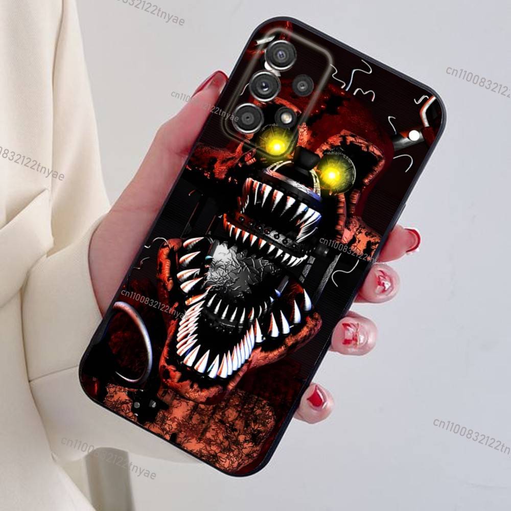Чехол для телефона Five-Nights-At-Freddys F-Fnaf для Samsung S24, 21, 22, 23, 30, Ultra, 20, Plus, Note, 10, 9, Черный мягкий силиконовый чехол