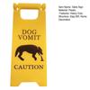 Yousheng предупреждающий знак о рвоте для собак и кошек, 3D-печатный предупреждающий знак о рвоте для котят и щенков, мини-настольный домашний офис, украшение для напольного стола, подарок