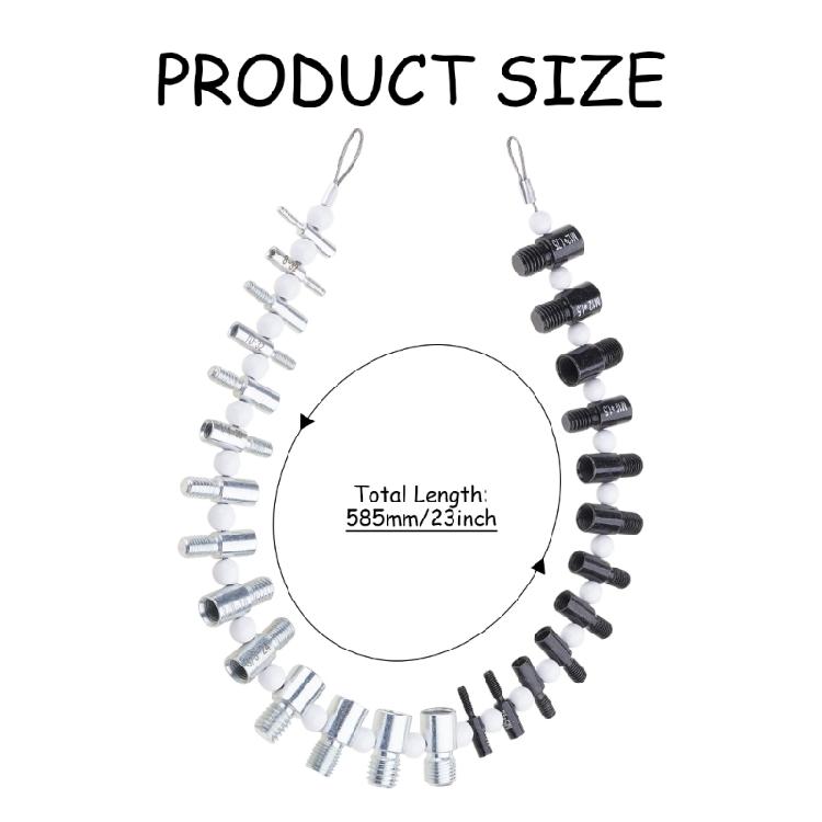 Inspection Measuring Tool Inch Metric Bolt Nut Screw Thread Checker Set Inch Gauges Measuring Inspection Tool