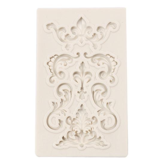 Тисненая силиконовая форма для мастики, торта, шоколада, пасты для лепки, противень для выпечки, инструмент для украшения