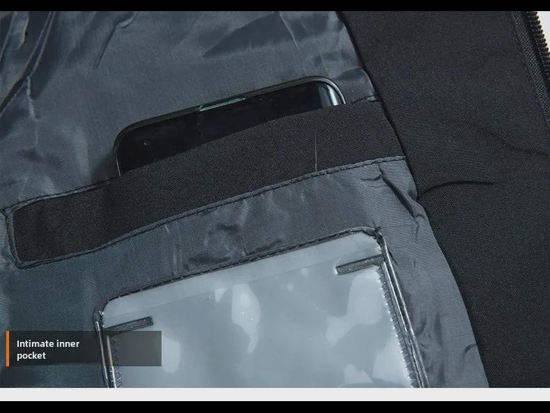 Мужская съемная водонепроницаемая дышащая куртка для активного отдыха на осень-зиму 2024 г.