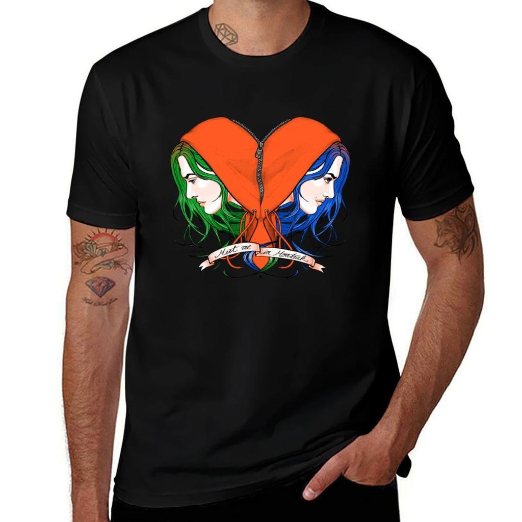 CleUnisextines Heart TShirt Casual Lightweight Short Sleeve Top TShirt
