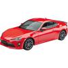 Aoshima Bunka Kyozai 1/32 Scale Rakupla Snap Kit No.08-PR Toyota 86 Pure Red Pre-Colored Plastic Model Kit (Automobile)