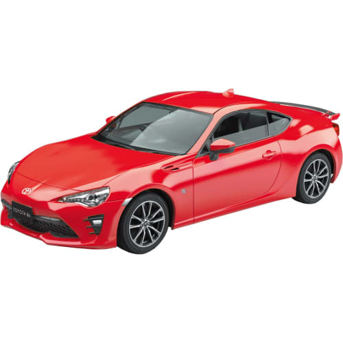 Aoshima Bunka Kyozai 1/32 Scale Rakupla Snap Kit No.08-PR Toyota 86 Pure Red Pre-Colored Plastic Model Kit (Automobile)