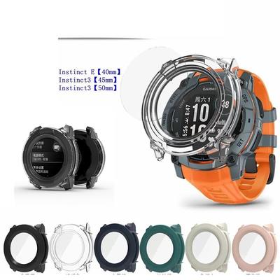 Hard Edge Shell для Garmin Instinct 3 45 мм 50 мм защитный чехол закаленная пленка защитный чехол для Garmin Instinct E 40 мм аксессуары