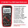UNI T Профессиональный цифровой мультиметр-тестер UT15B МАКС. 1000 В AC DC Измеритель напряжения Тестер емкости True RMS Электрический мультиметр