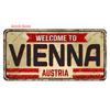 Винтажные металлические таблички США, Ретро Калифорния 15x30см, Металлический жестяной плакат-вывеска Флорида, Бар, Гараж, Подарки, Декор комнаты WY289