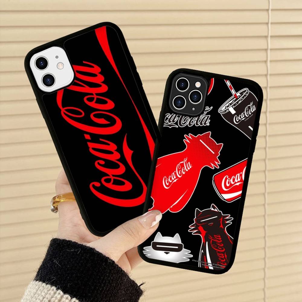 Чехол для телефона C-Coca C-cola с винтажным логотипом, PC+TPU, для IPhone 17 16 15 14 13 12 11 Pro Max Plus, милый мультяшный чехол