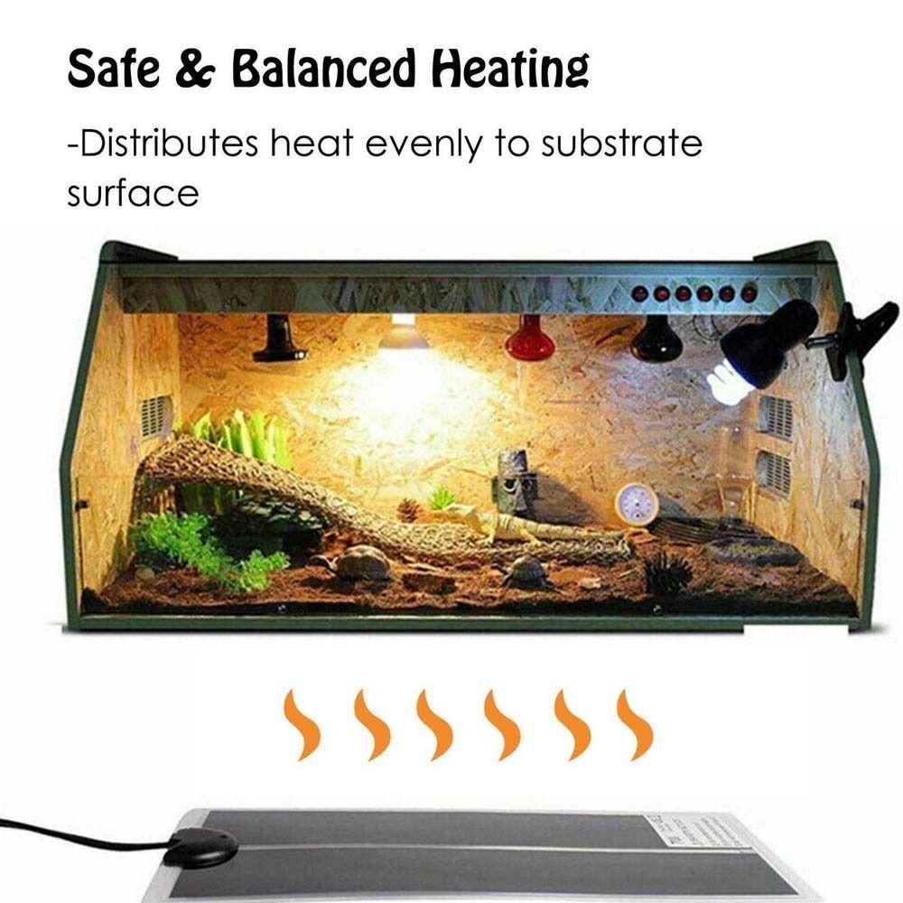For Reptiles Snake Lizard Reptile Heated Pad Pet Heating Mat Heater Carpet Pet Electric Blanket