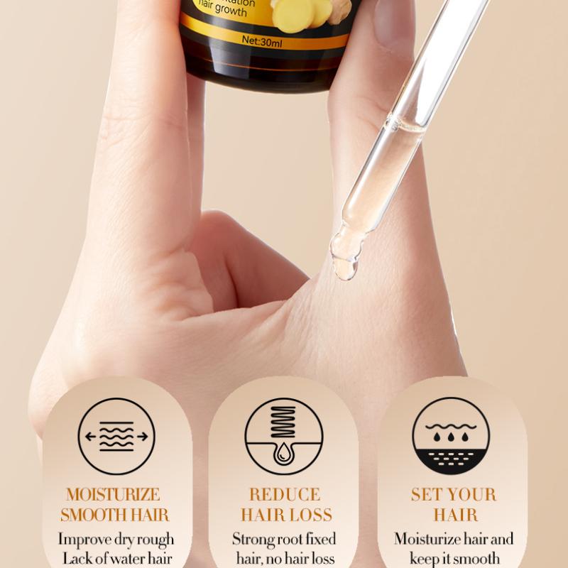 Сыворотка для ухода за волосами с имбирем 30 млSADOER улучшает состояние сухих и вьющихся волос увлажняющее масло