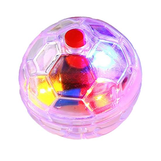 Игрушка-мяч для домашних животных Прозрачный интерактивный пластиковый светящийся шарик для кошек и собак для домашних животных