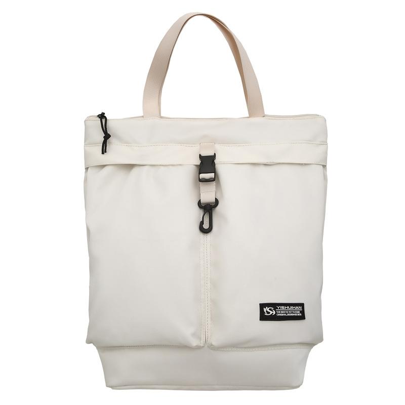 Рюкзак для студентов колледжа для мужчин и женщин, сумка для поездок на работу, однотонная повседневная сумка-тоут, рюкзак из водостойкого нейлона большой вместимости