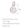 5PCS Mini Star Moon Charms For Making Necklace Bracelet Pendants Findings stainless steel Flower Love Charm DIY Handmade Jewelry
