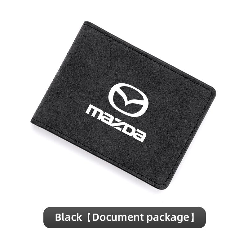 Car Driving Documents Case Credit Card Holder For Mazda 3 6 CX5 2 CX3 CX9 MX5 RX8 Axela Demio Atenza MS GJI