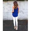 Size Summer Plus Women Blouse V Neck Sleeveless Sexy Tops Casual Shirt Blouse