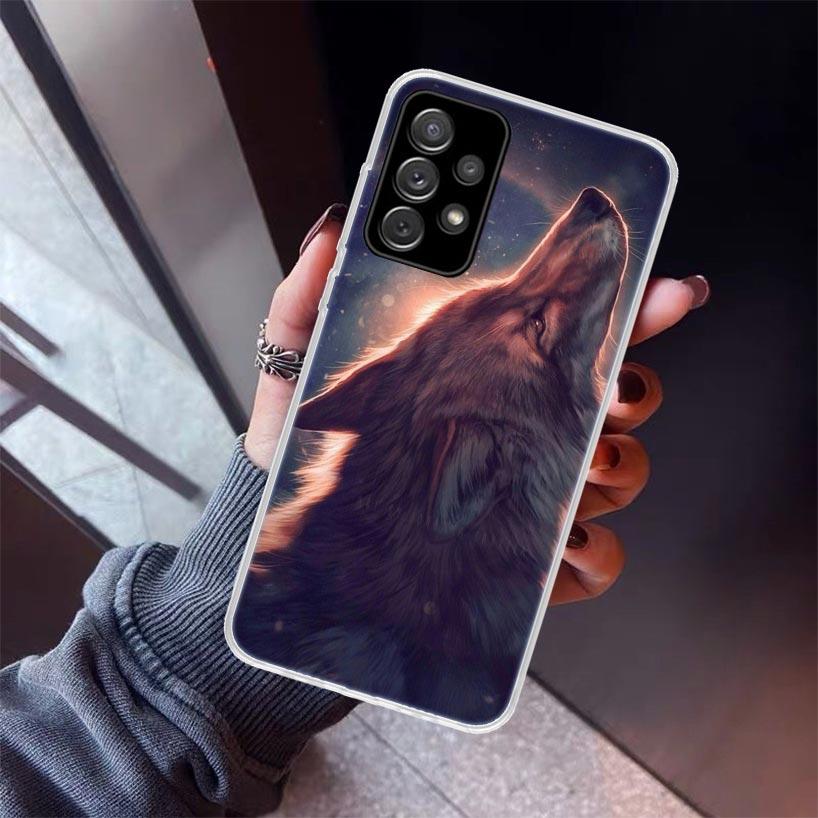 The Wolf Phone Case For Samsung Galaxy A17 A16 A26 A36 A56 A15 A25 A35 A55 A14 A13 A54 A53 A34 A24 A33 A23 A05S A04S Galaxy A16
