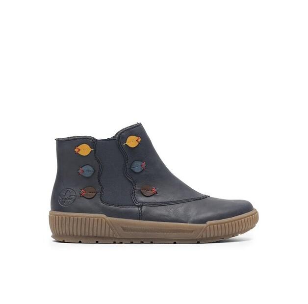 Ботильоны Rieker N0751-14 темно-синие