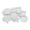 10Pcs Blank Round Bezel Tray Base for 42x33mm Cabochon Necklace Pendant 30mm