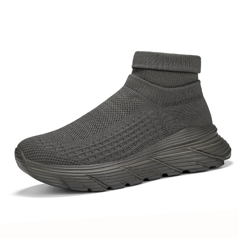 Классические черные мужские носки, дышащие, высокие, повседневные, мужские, удобные, легкие, женские носки, zapatillas hombre