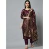 Women Designer Salwar Kameez Set Indian Party Wear Top Tunic Kurti Cotton Silk VSO-1754 C