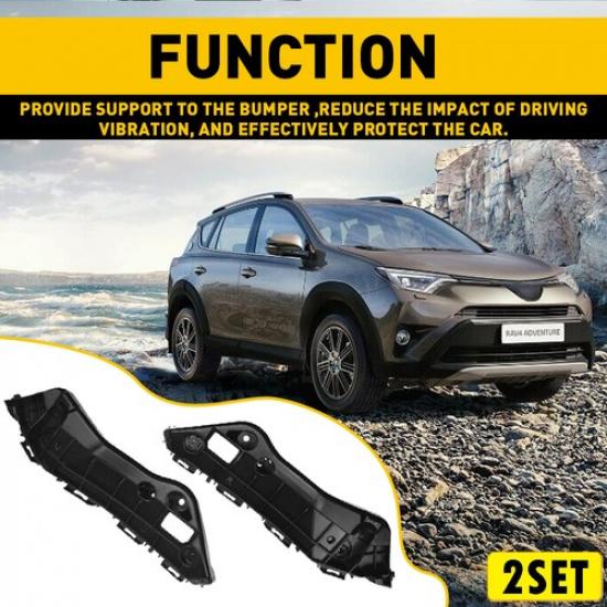 Комплект из 2 кронштейнов переднего бампера для Toyota RAV4 2013-2018 годов выпуска (для водителя и пассажира).