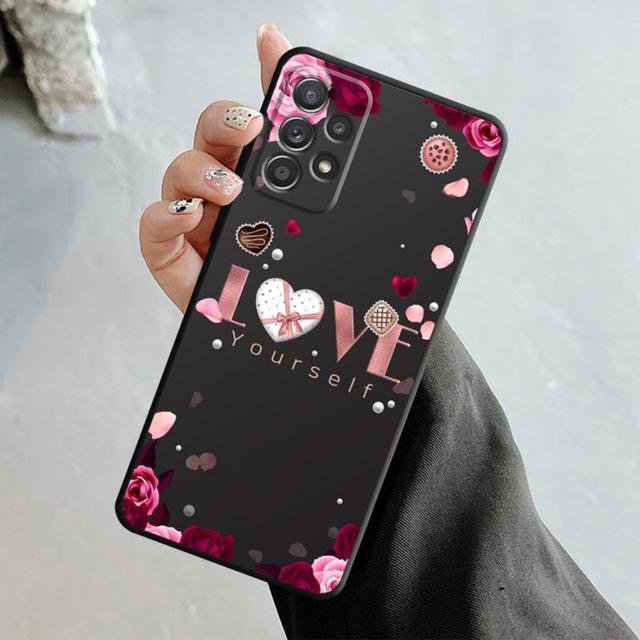 Girl Women Butterfly Crown Love Case For Samsung Galaxy A14 A73 A53 A71 A51 A31 A33 A22 A12 A21s A13 A32 A52s A72 A52 A23
