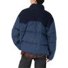 Levis FW22 Вельветовый джинсовый лоскутный пуховик на молнии Мужская куртка Темно-синяя A0726-0002