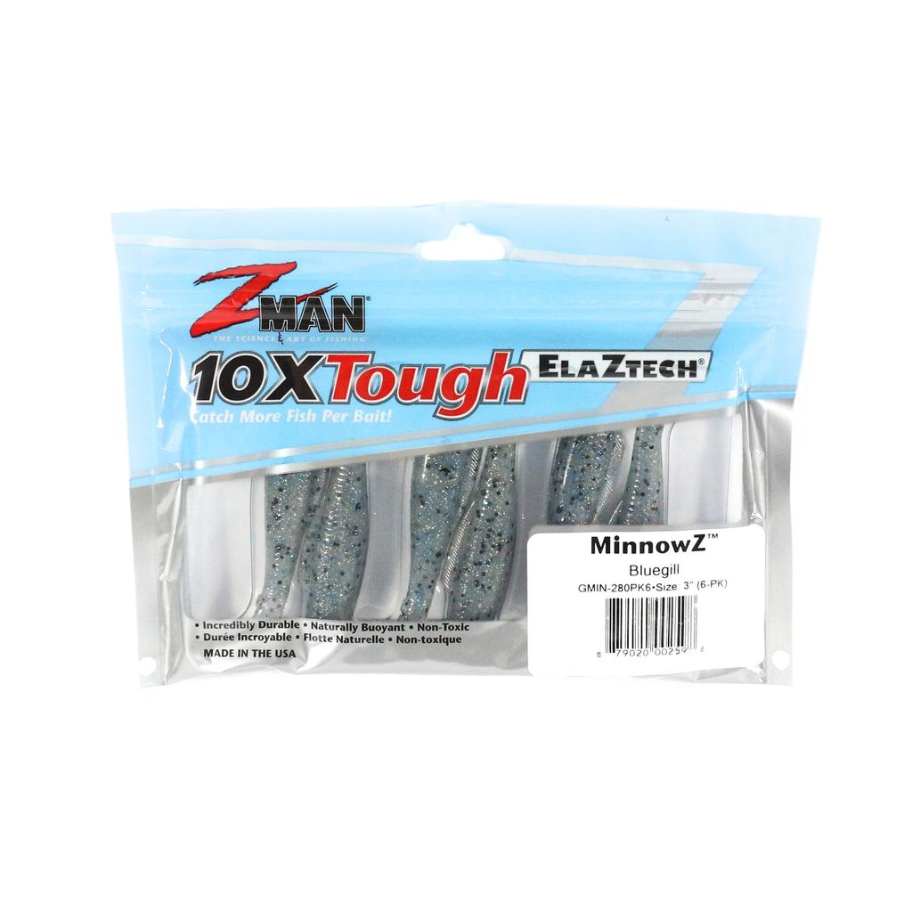 Zman Soft Lure MinnowZ 3 Inch 6/Pack Bluegill (2598)