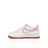 Nike Air Force 1 GS White Picante Red Детские кроссовки Aura Blue-Tint Aluminium DV7762-101