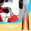 Long Nose Wire Cutters 12 In 1 Wire Stripping Tool Non-slip Handle Multifuntional Electrician Pliers For Clamping Stripping
