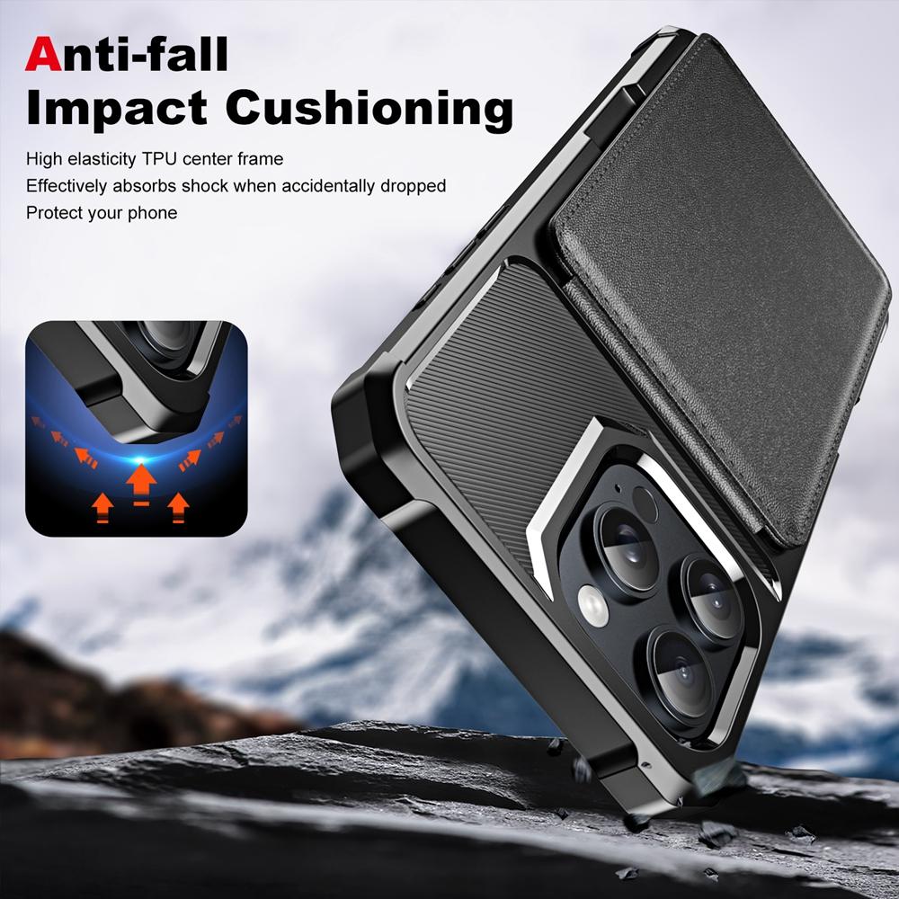 Для Apple iPhone 16 15 14 Plus 13 12 mini 11 Pro Max чехол Роскошный чехол для карт из искусственной кожи Высококачественный мягкий противоударный чехол-подставка из ТПУ