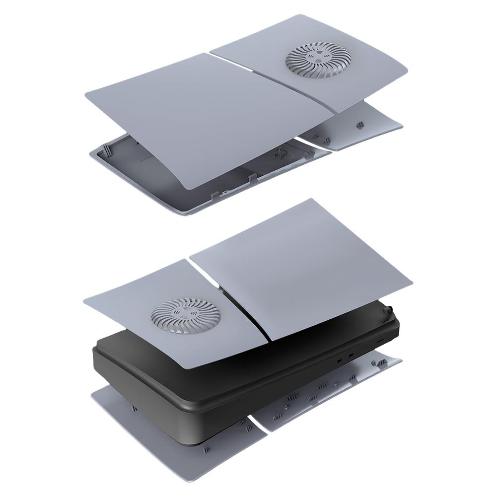 Тарелки 30-летия для консоли PS5 Slim Премиальная лицевая панель из АБС-пластика, корпуса-чехлы с вентиляционными отверстиями, сменная лицевая панель для PS5