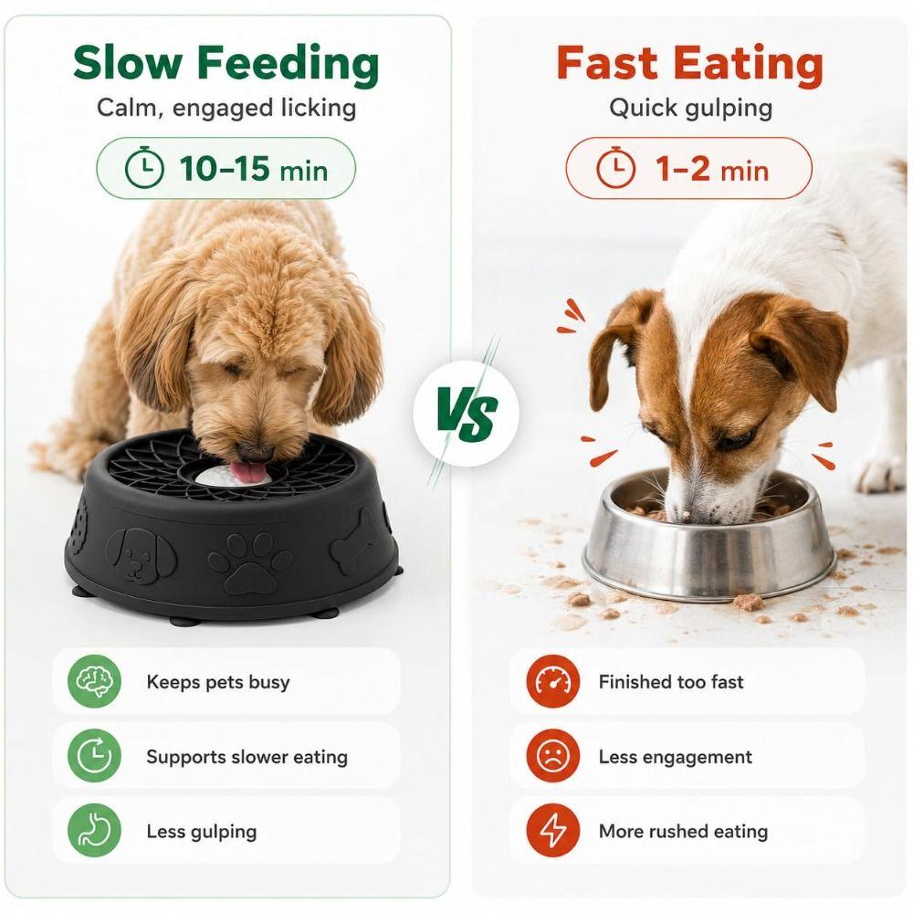 Training Pet Lick Toys Interactive Snack Bowl For Dogs Cats Yogurt Licking Plate  For Dogs Cats