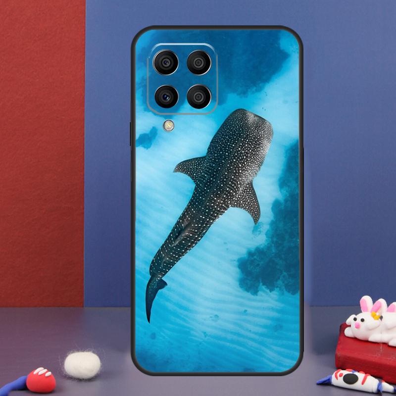 Чехол-рыбка с китовыми акулами для Samsung Galaxy M54 M34 M14 M21 M31 M51 M12 M32 M52 M13 M23 M33 M53 M20 M30s