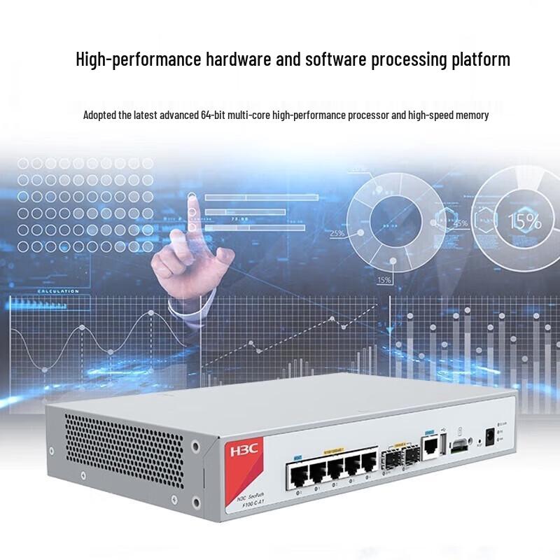 H3C F100-C-A1 Gigabit Enterprise Firewall VPN Router