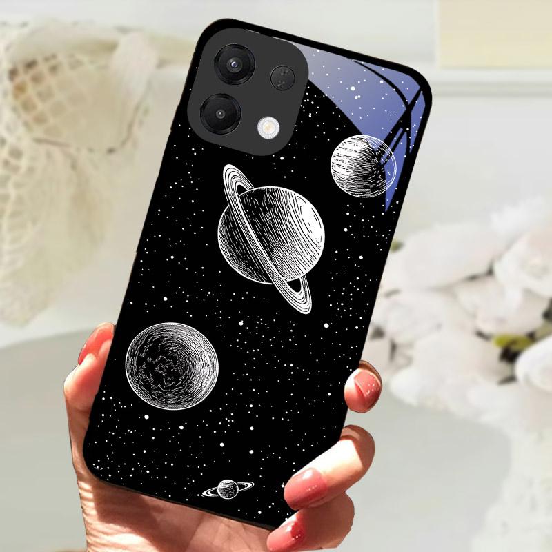 Чехол для OPPO K13 5G Крутой Лев Волк Закаленное Стекло Задняя Крышка Для OPPO K13 OPPOK13 Чехол Для Телефона Защитный Чехол K 13 Fundas Capa