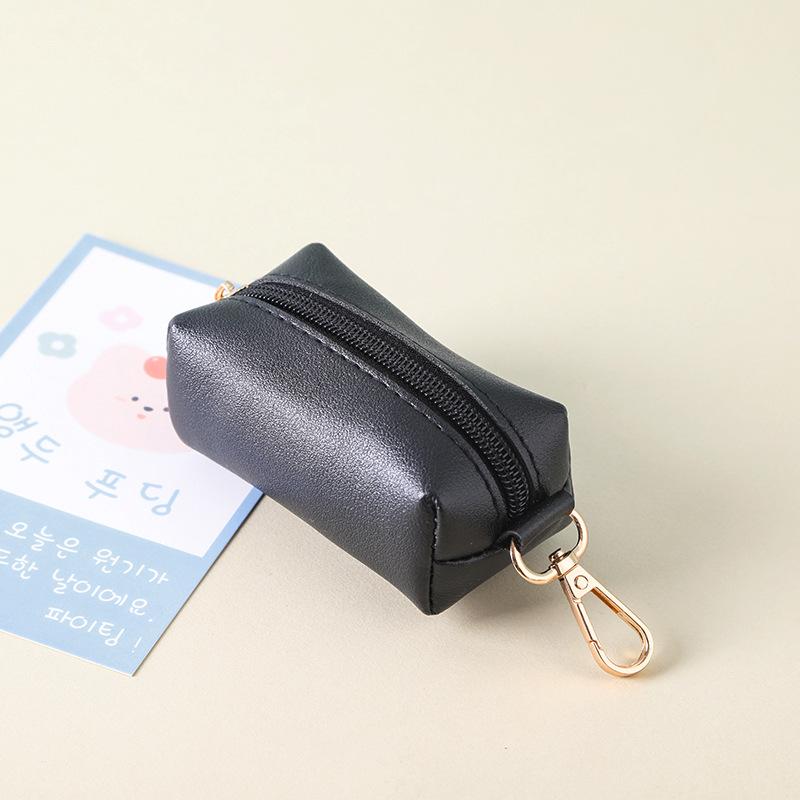 Кожаный держатель для мешков для собачьих какашек, диспенсер для мешков для мусора с металлическим зажимом для поводка, портативный кожаный держатель для мешков для собачьих какашек