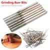 10Pcs 2.35mm Shank Diamond Coated Drill Bits Grinding Burr Bits  Glass Jade Amber Jewelry Diamond