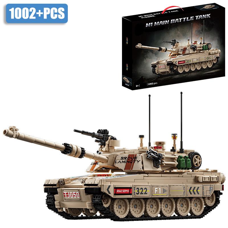 Военный WW2 MOC Leopard 2A7 Армейский Основной Боевой Танк Солдаты Строительные Блоки Кирпичи M1 T90M Набор Танков Для Детей Мальчиков Подарки