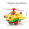 Горячая новинка Мультяшный самолет-выгульщик собак - большая игрушка-животное с ручным приводом