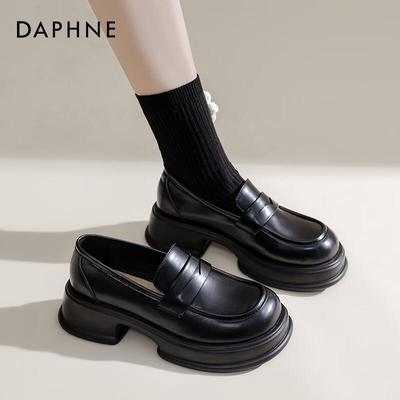 Женские лоферы Daphne в британском стиле на толстой подошве