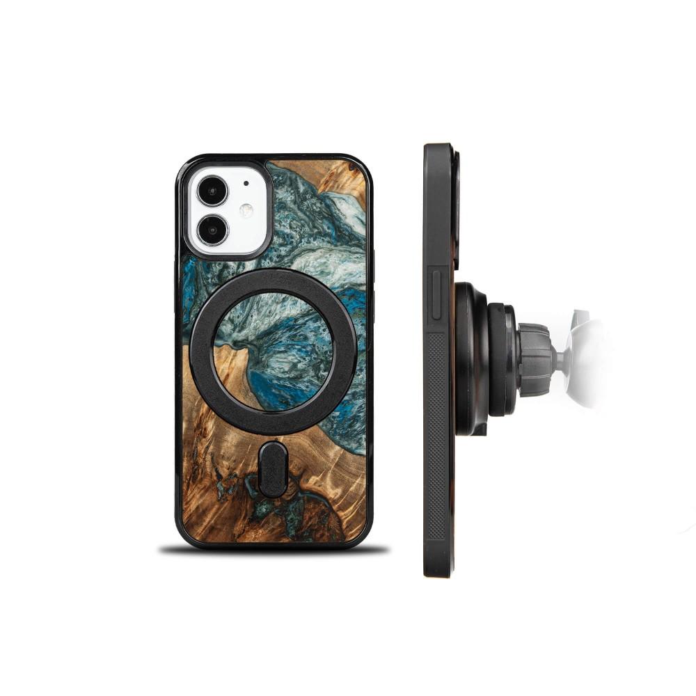 Bewood Unique iPhone 12 Mini Case - Planets - Earth with MagSafe