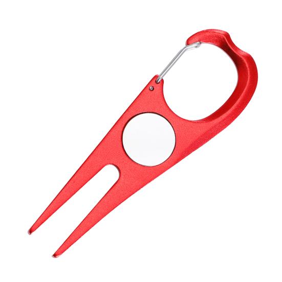 Инструмент для ремонта дырок в гольфе, алюминиевый сплав, зеленая вилка с магнитным маркером мяча, аксессуары для гольфа для мужчин и женщин, гольфистов