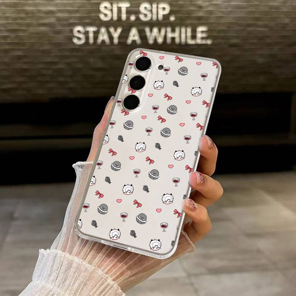 Чехол для телефона "Любовь и Космос" для Samsung Galaxy Прозрачный Чехол A52 A12 A51 S21 Edge S22ULTRA S23 S24 S20LITE Plus Ultra