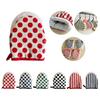 1Pc Thick Cotton Oven Glove Heat Resistant Mitt for Microwave Baking Non-Slip Kitchen Glove